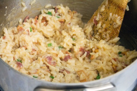 pirinac sa jajima recept
